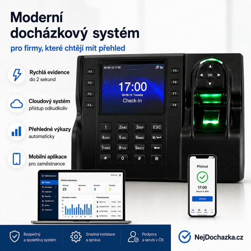 DX-WIFI - Pokročilý docházkový systém